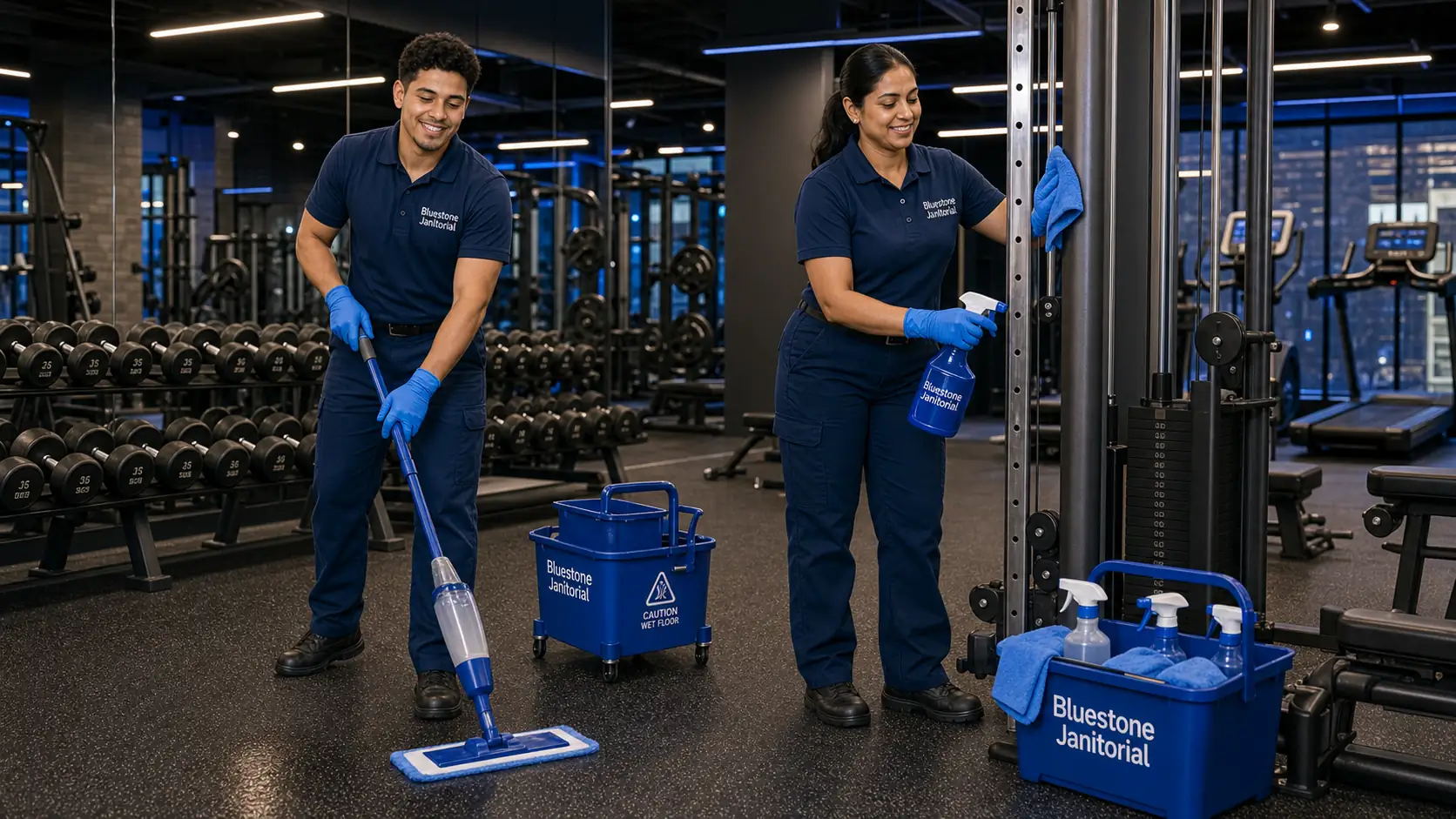 Fitness centre and gym cleaning Toronto