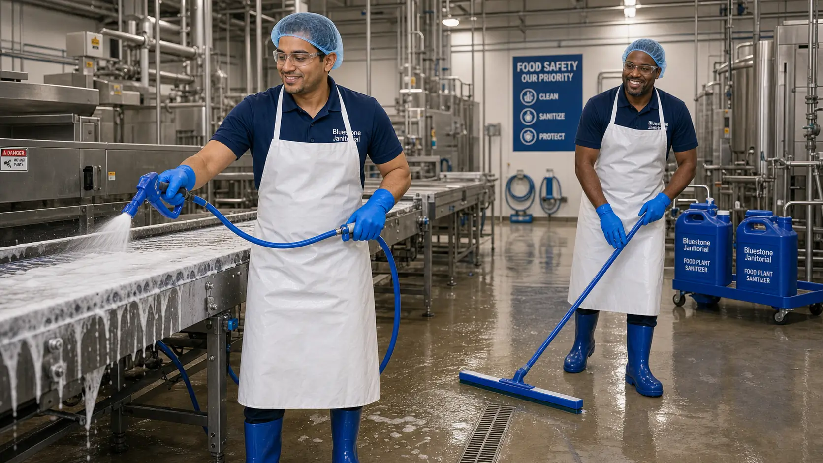 Food manufacturing plant cleaning Toronto GTA