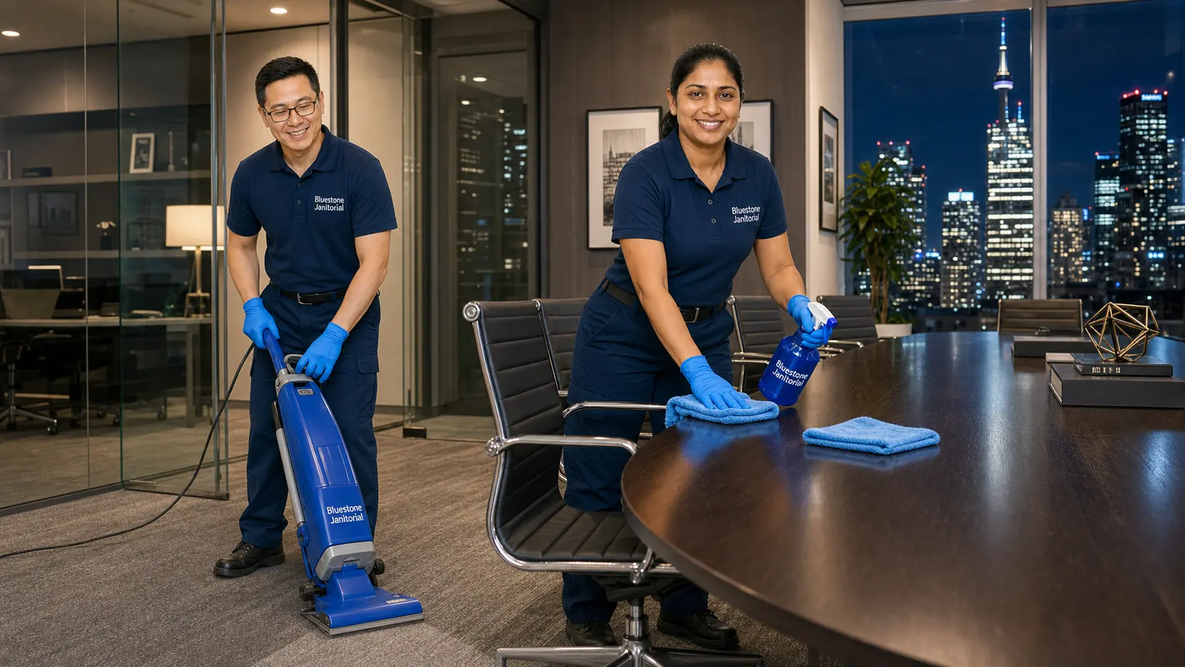 Professional office cleaning in Toronto financial district