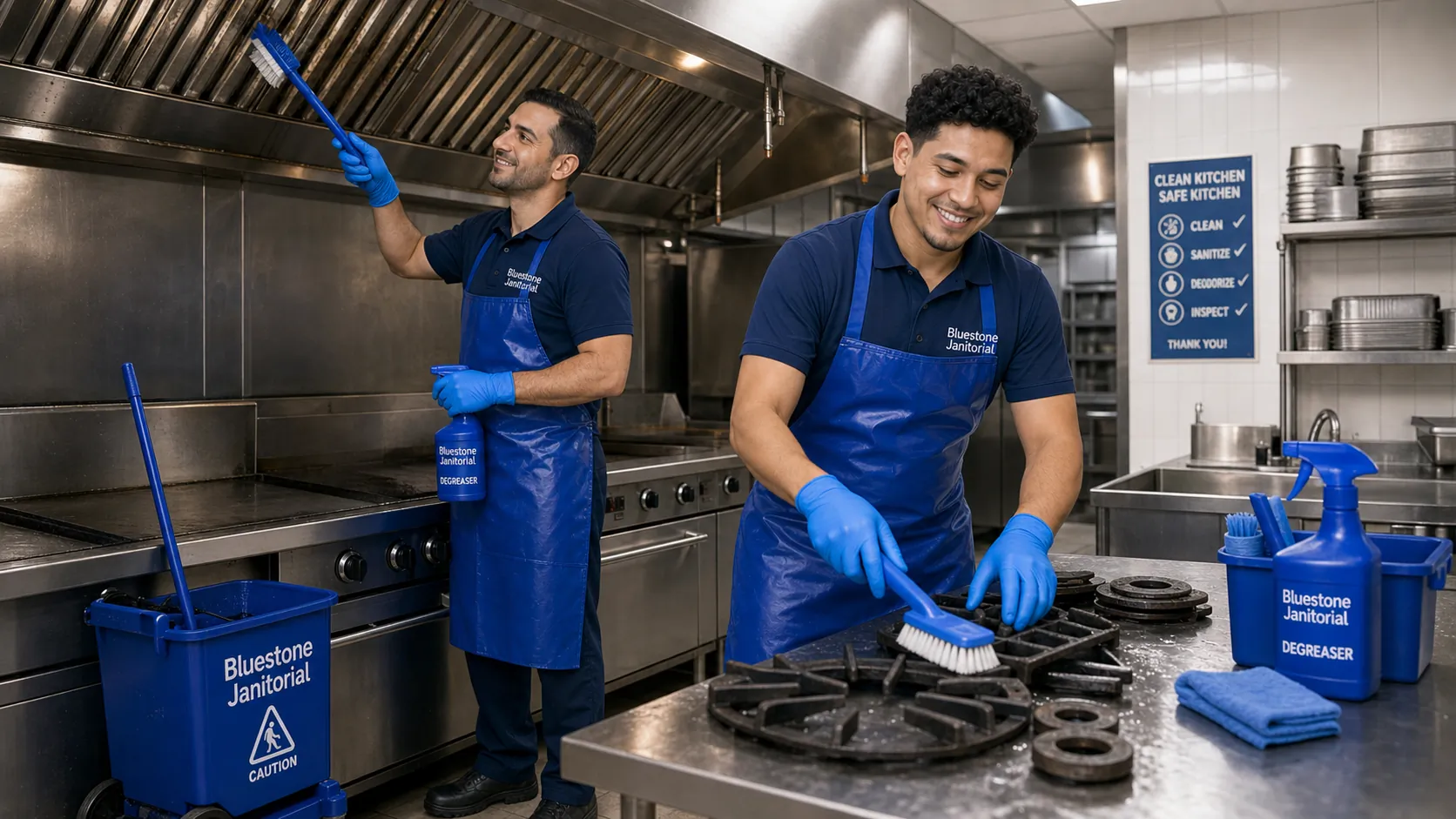 Restaurant commercial kitchen cleaning and degreasing Toronto