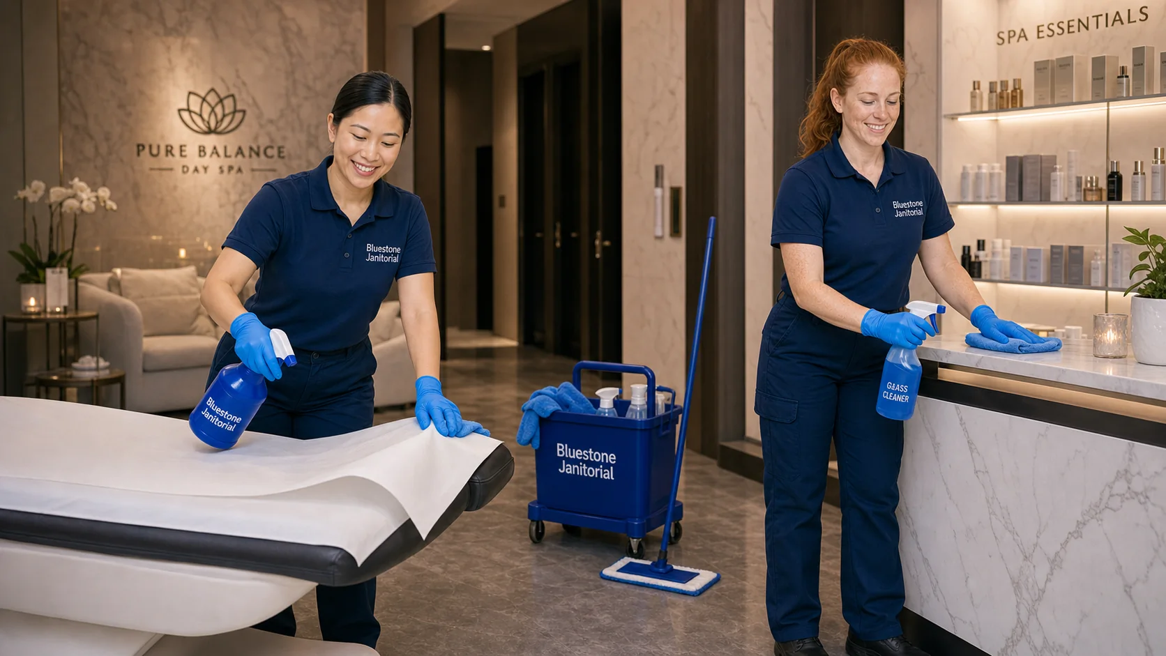 Spa and salon cleaning Toronto commercial janitorial